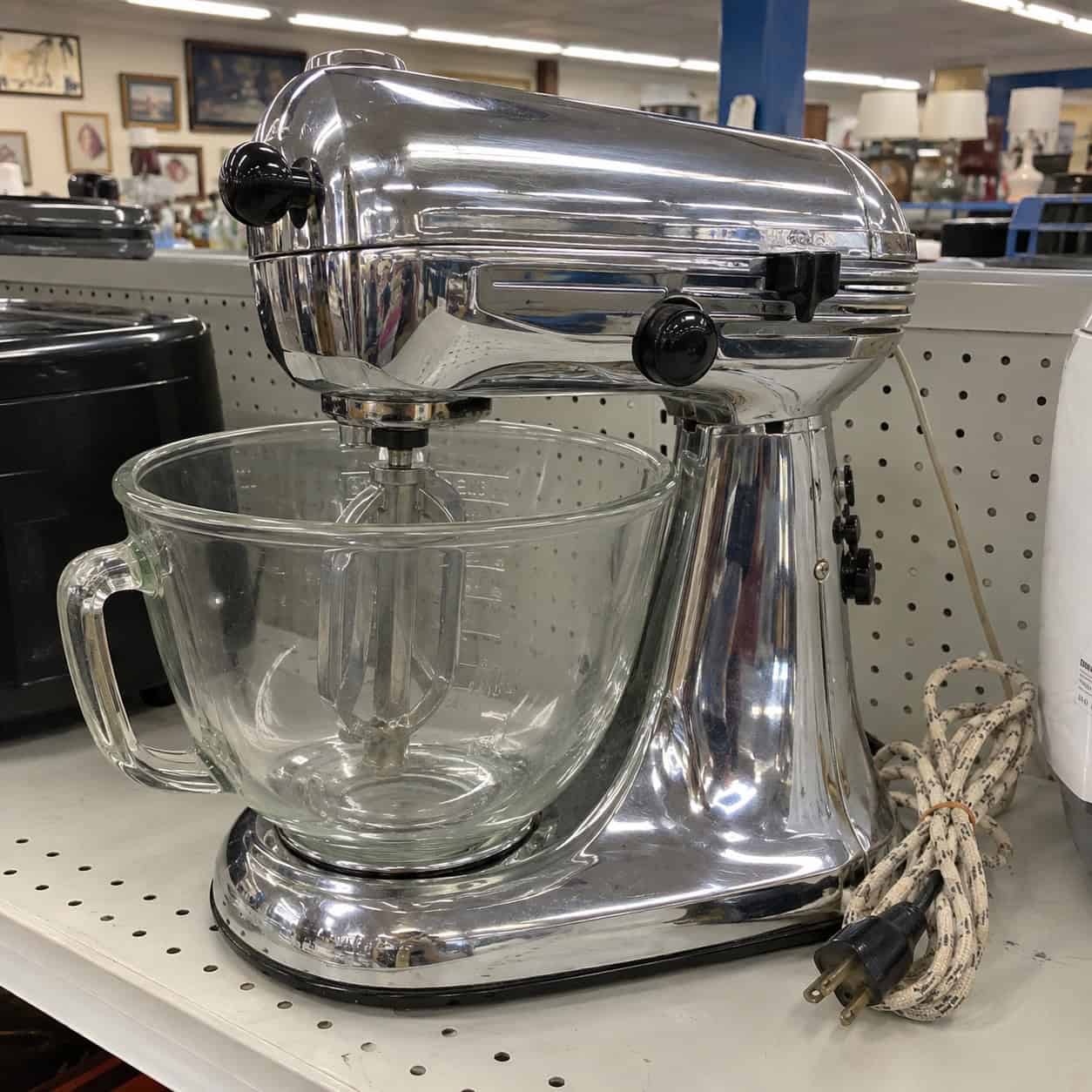Chrome Art Deco Small Appliances (Sunbeam Mixmaster, Osterizer)